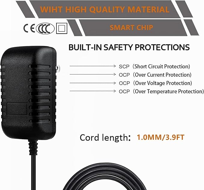 AC Adapter Charger Compatible with MTD Troy Bilt Yard Man 725-06121A Lawn Mower Cord PSU