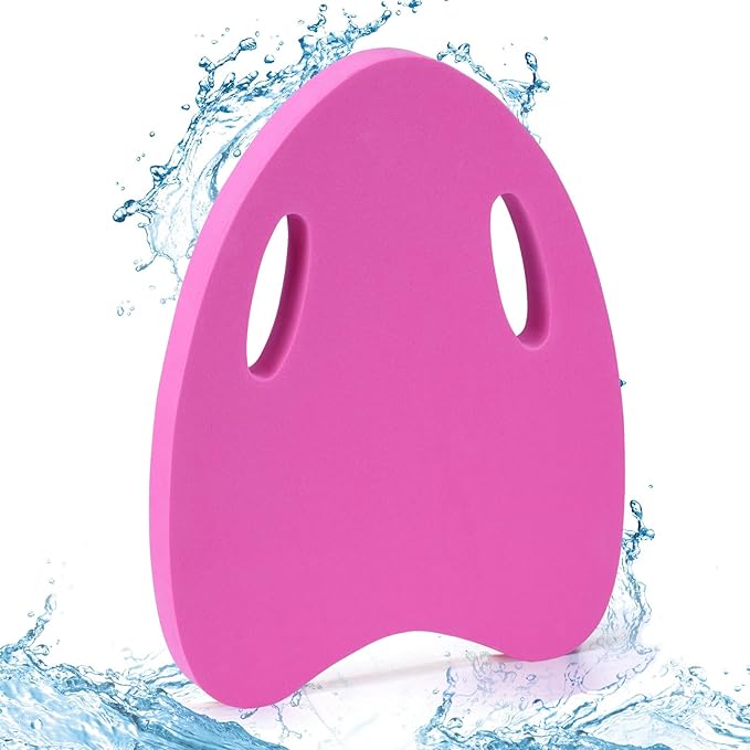 Swimming Kickboard for Kids - Swimming Training Aid Kickboard with Handrail Hole, Practising Swimming Kickboard for Beginners, Safety Swim Board Auxiliary for Children Summer Pool Party