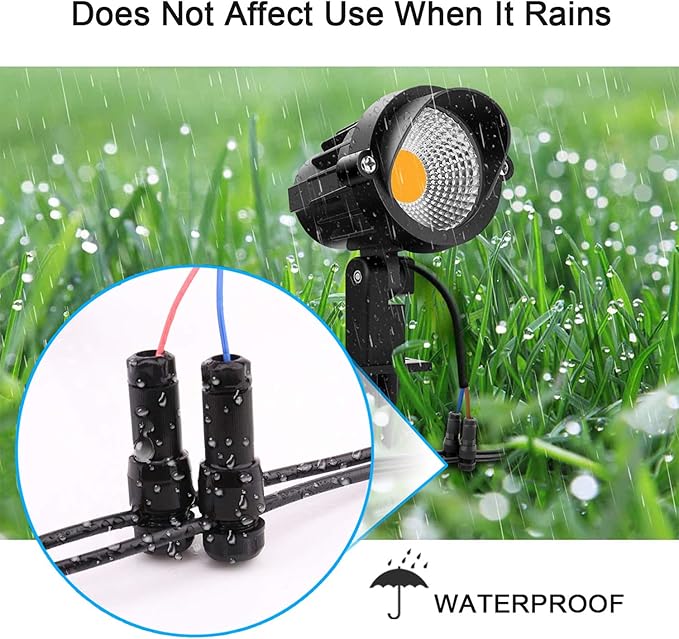 iCreating 56Pack Low Voltage Wire Connector, Landscape Lighting Connectors Waterproof for 14/2 Gauge Cable Landscape Wire Connectors Waterproof for Outdoor Path Lights Spotlights In-Ground Lights