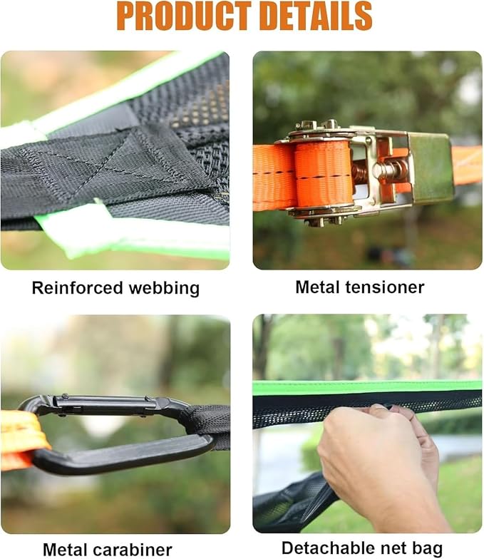 Camping Hammock， Portable Backyard Hammock for Multi-Person Use Ideal for Outdoor Backyard Garden