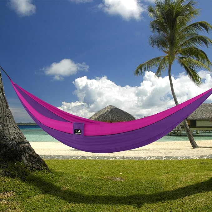 MalloMe Camping Hammock for Adults & Kids - Portable Hammocks for Outside - Hamacas para Adultos Outdoor Single & Double Two 2 Person Hammock - Hamaca/Hamacs/Amacas Heavy Duty Tree Travel Hamock