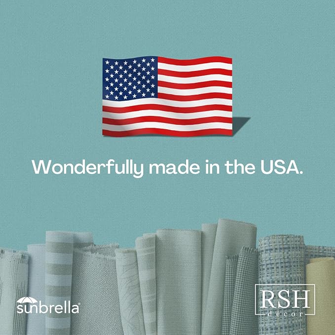RSH DECOR: Sunbrella Neck Roll Pillows Set of 2 | 24” x 8” | Outdoor Bolster for Patio, Deck, Porch, or Poolside Chairs | Fade & Water-Resistant | Made in USA (Cast Petal Pink)