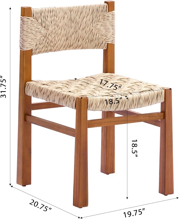 Christopher Knight Home Alson Acacia Wood Patio Dining Set with Bench, Solid Wood Outdoor Dining Table Set for 6, Outdoor Dining Set with Woven Wicker Accent, Teak+Light Grey