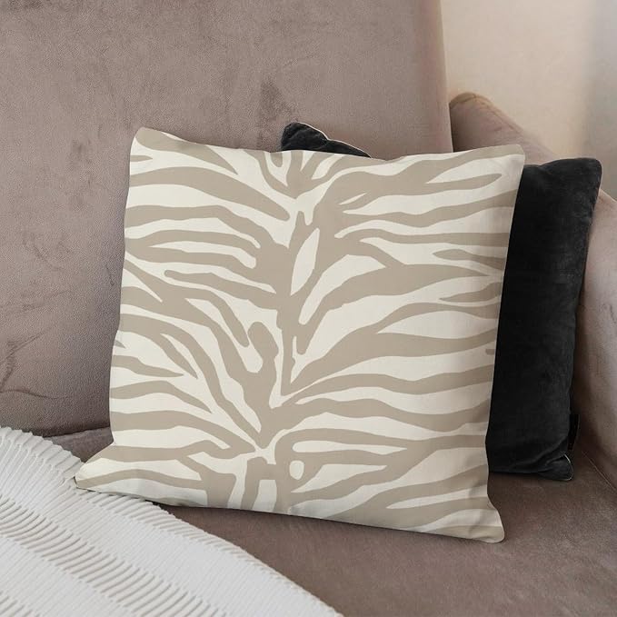 Blue Tiger Print Pillow Cover Animal Tiger Print Throw Pillow Covers 22x22 INFarmhouse Accent Farmhouse Decor Pillow for Sofa Bed Chair Car