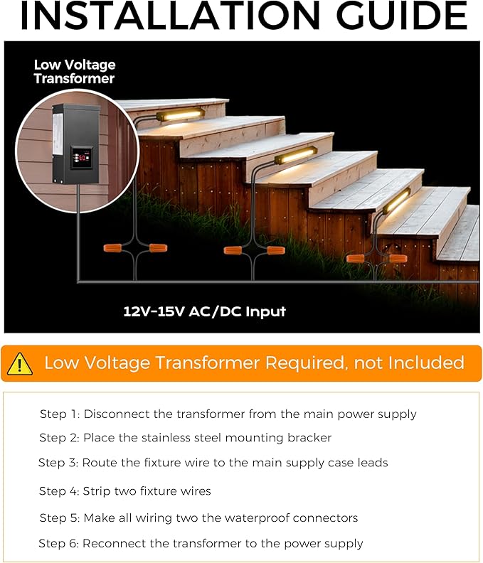 CLOUDY BAY [8 Pack] 12 Inch 7W 5CCT Hardscape Paver Light,Retainng Wall Lights Outdoor,IP65 Waterproof,2700K/3000K/3500K/4000K/5000K Selectable,12V-15 VAC/DC Low Voltage,Frost Lens Step Deck Light