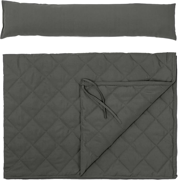 ANOW Portable Hammock Pad with Hammock Pillow, Replacement Hammock Pad, Grey