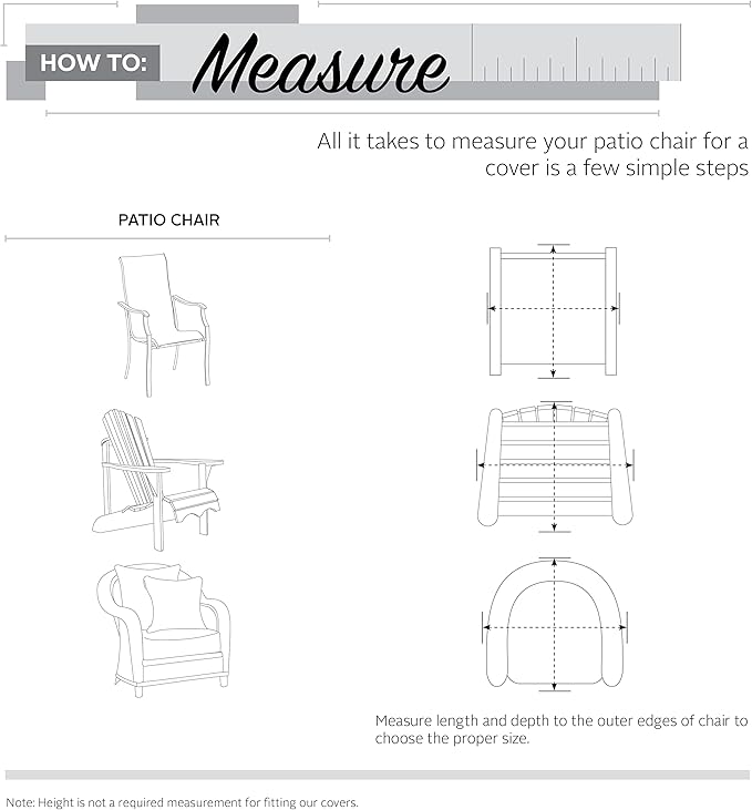 Classic Accessories Veranda Water-Resistant 50 Inch Double-Wide Patio Rocking Chair Cover, Outdoor Chair Covers