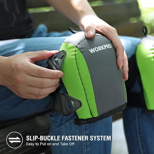 WORKPRO Garden Knee Pads For Unisex-Adult | Flooring Kneepads with Foam Padding, Comfortable Kneeling Cushion for Gardening, House Cleaning, Construction Work