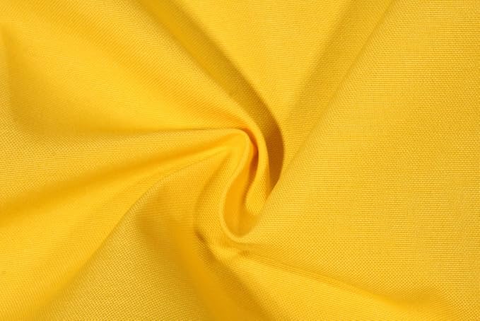RSH DECOR Set of 4 Square Throw Pillows Indoor/Outdoor All Weather Polyester Fabric Decorative Accent Pillows for Patio Furniture Reversible 17" x 17" Yellow + Veranda Blue