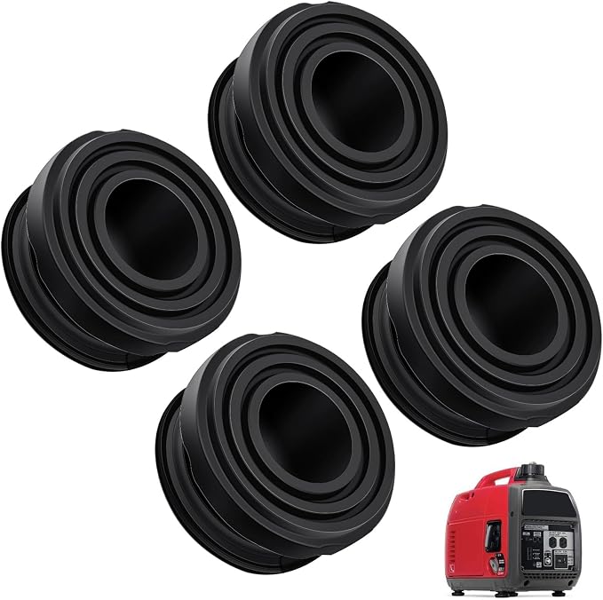 68325-Z07-003 Lower Rubber Foot Pads - by Huthbrother, Compatible With HD EB2000i & EU2000i, Fits Generator Lower Foot Rubber for EU2200 and EB2200 - Replace 68325-Z39-C90, 68325-Z44-A30 (4)