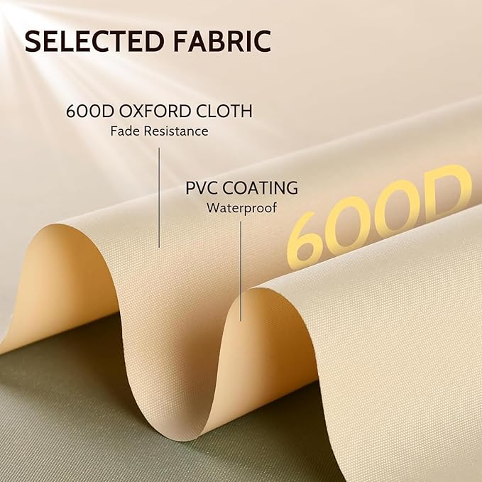 COSFLY Outdoor Furniture Patio Sofa Covers Waterproof, Outside Loveseat Covers Fits up to 55W x 33D x 38H inches