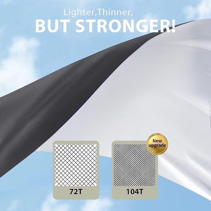 KylinLucky Waterproof Patio Chair Covers 2 Pack 28Wx33Dx38.5H Inches, All Weather Heavy Duty Outdoor Furniture Covers Black