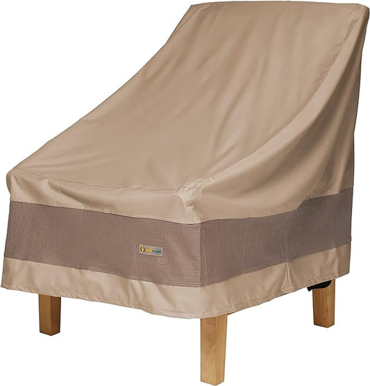 DUCKCOVERS Elegant Waterproof 29 Inch W Patio Chair Cover, Outdoor Chair Covers