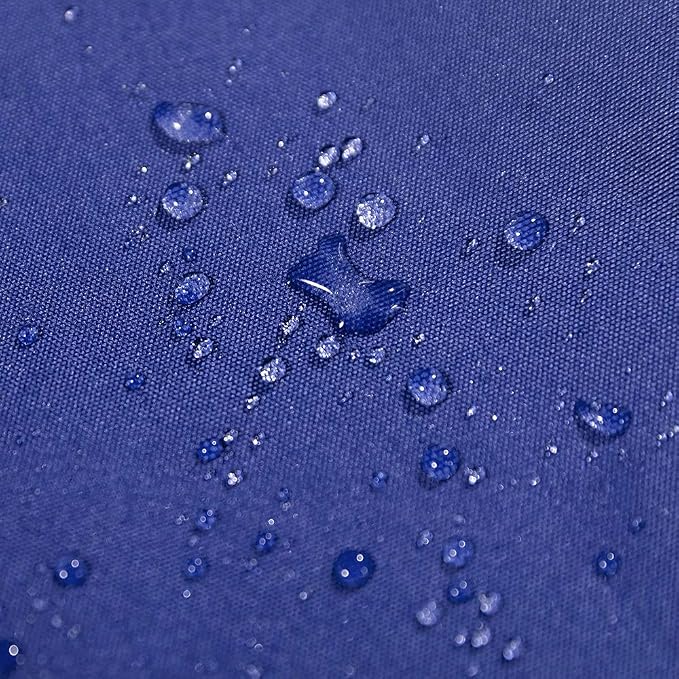 MIULEE Pack of 2 Waterproof Pillow Inserts Bundle Pack of 2 Outdoor Pillow Covers Navy Blue 16x16 Inch