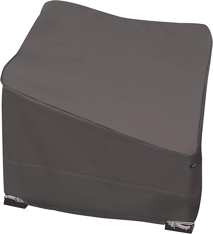 Classic Accessories Ravenna Water-Resistant 40 Inch Patio Deep Seated Corner Sectional Cover, Patio Furniture Covers Taupe