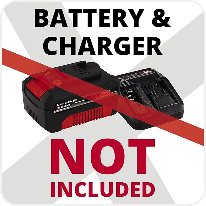 Einhell GE-CT 18/30 Li-Solo Power X-Change Cordless Trimmer (18V, Cutting Width 30 cm, Motor Block swivels 90° and tilt, with Wire Spool) Delivered Without Battery and Charger