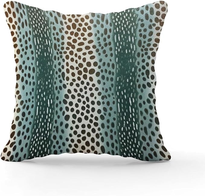 Antelope Chestnut Animal Cushion Cases Animal Brown Dot Throw Pillow Covers 22x22 INRustic Accent Outdoor Garden Decoration for Patio Tent Couch