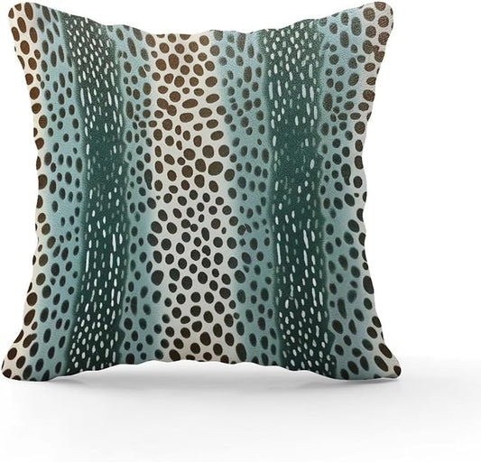 Antelope Chestnut Animal Cushion Cases Animal Brown Dot Throw Pillow Covers 22x22 INRustic Accent Outdoor Garden Decoration for Patio Tent Couch