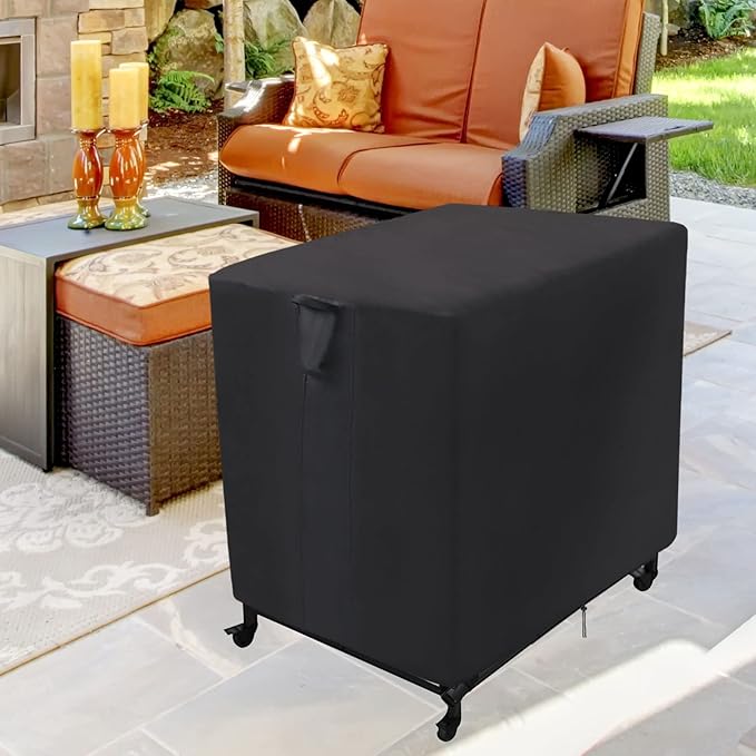 Outdoor Prep Table Cover, 36 In Waterproof Covers for Patio Stainless Steel Table Metal BBQ Table All Season Protection - 36"L x 24"W x 35"H
