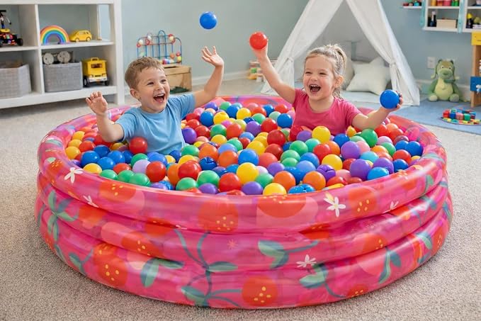 POOLCANDY Inflatable Sunning Pool Strawberries & Cherries
