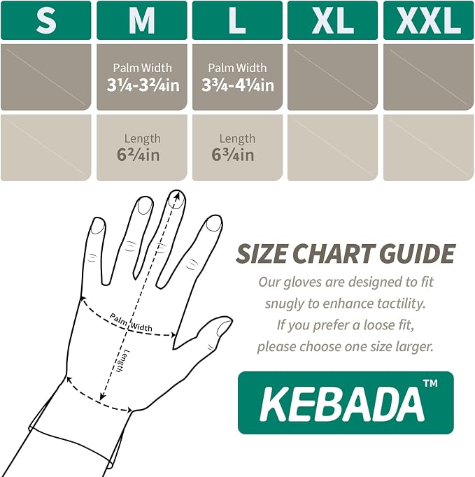Kebada Gardening Gloves for Men, Foam Latex Coated, Green & Gray, 2 Pairs | Large, breathable garden gloves, stretchable fit, made from recycled PET bottles. Ideal for gardening and general-duty work