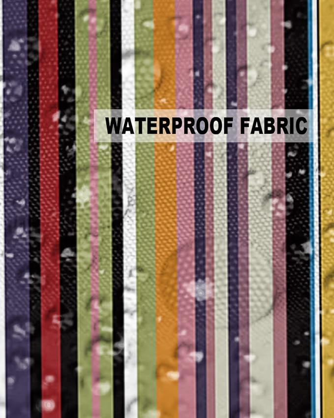 Outdoor Waterproof Pillow Covers for Patio Furniture Simple Stripe Decorative Throw Pillow Cover Geometric Pattern Pillowcases Set of 2 Cushion Case for Sofa Couch Chair Home Decor 26x26 inch