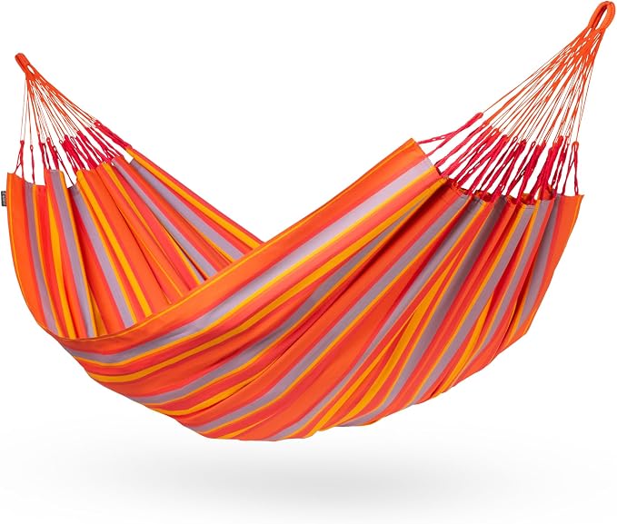 LA SIESTA Brisa Kingsize Outdoor Hammock — Colombian-Made Polypropylene, UV & Weather Resistant, for Backyard & Patio - Toucan