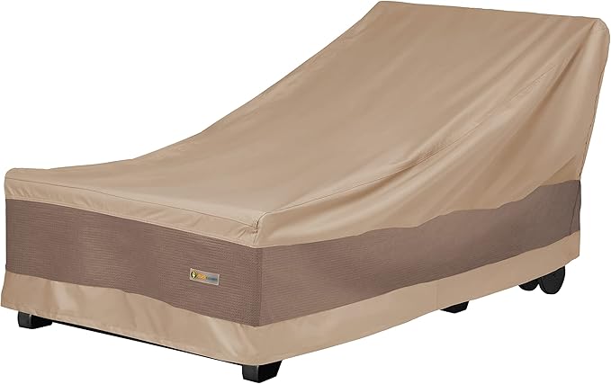 DUCKCOVERS Elegant Waterproof 78 Inch Patio Chaise Lounge Cover, Chaise Lounge Covers Outdoor