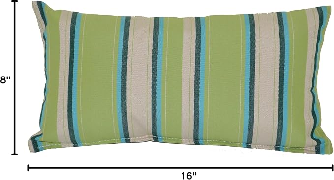 Furniture Barn USA Adirondack Chair Headpillow, Lime Stripe