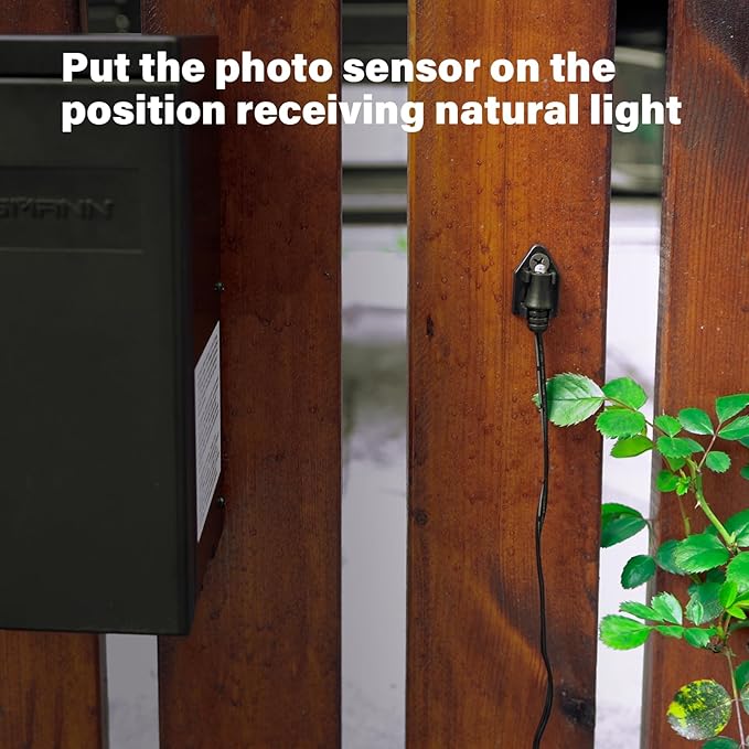 GOODSMANN Photo Eye, Light Sensor, Photo Cell for Power Pack Transformer Photosensor Remote Photo Electric Switch Dusk-to-Dawn Light Sensor Switch Works Products 9920-9805-01