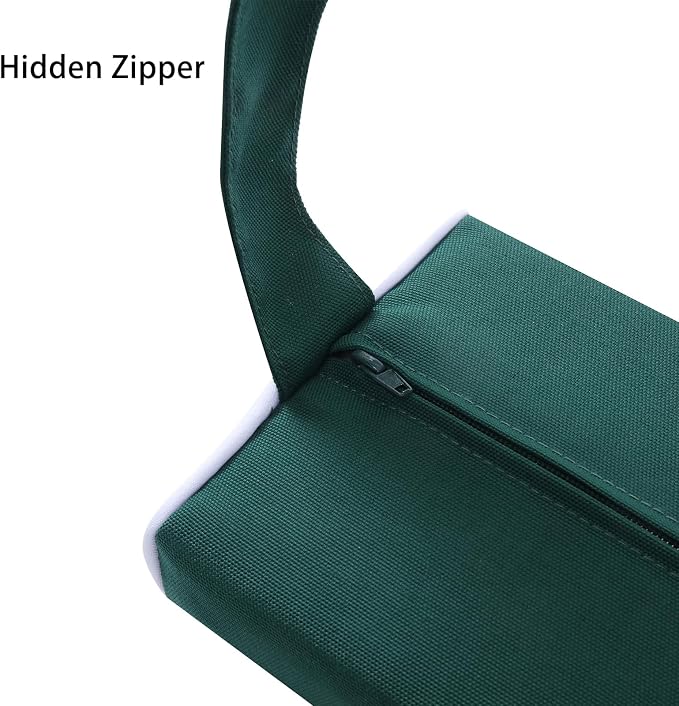 Enipate Outdoor Chaise Lounge Head Pillow, Pack of 2 Water Resistant Headrest Pillows with Elastic Band for Pool Patio Chairs
