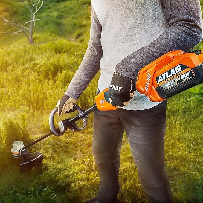80V 16" Brushless Cordless String Trimmer – Adjustable Cutting Path, 5635 RPM Variable‑Speed Electric Weed Wacker, Rapid Reload Bump Feed Head (Tool Only)