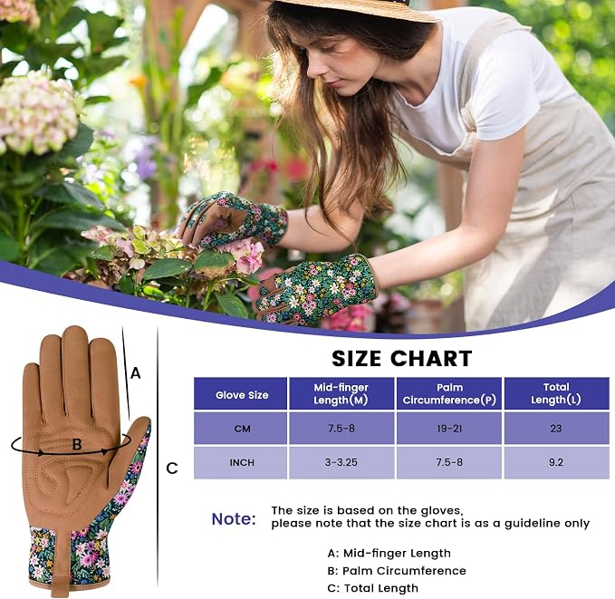 Gardening Gloves,Garden Gloves for Women Firm Grip Breathable Thorn Proof