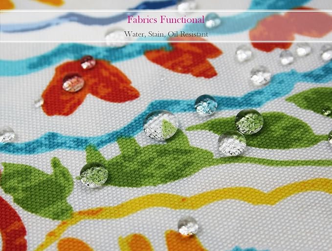 Pack of 2 Outdoor Waterproof Decorative Throw Pillow Covers for Patio Furniture, 18x18 Inch Square Fade Resistant Patio Garden Cushion Covers for Couch Bed Sofa, Paisley Multi