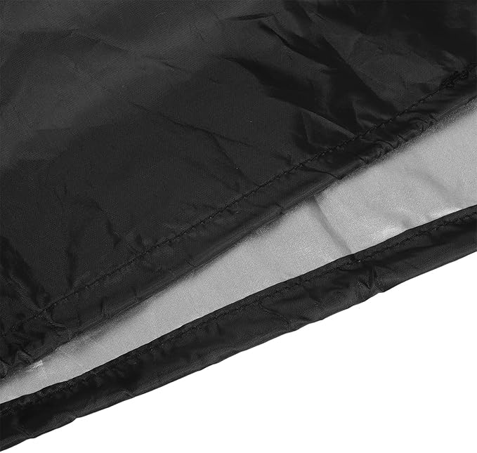 Outdoor Storage Box Cover, Waterproof Foldable Patio Storage Box Cover Sturdy for Protecting Large Deck Box(Black)