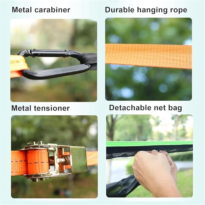 Camping Hammock， Heavy Duty Outdoor Hammock for Backyard Garden Patio