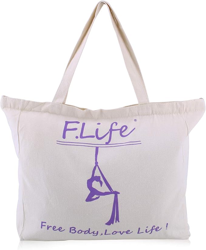F.Life Aerial Silk 10 Yards Kit Durable Aerial Yoga Hammock with Hardware & Guide Aerial Swing for Acrobatic Flying Yoga