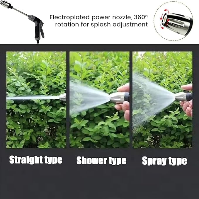 jethose Pressure Washer Nozzle Original - New & Improved 2026 Model, 360° Rotating, Durable Stainless Steel Spray Nozzle(Grey-c, One Size)