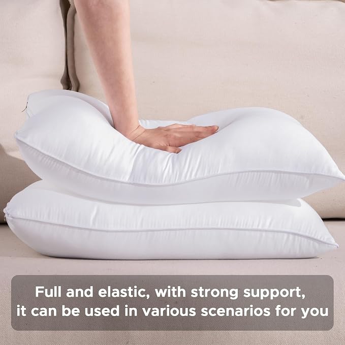 24x24 Waterproof Outdoor Pillow Inserts Set of 2 | 24x24 Oversized Pillow Inserts, Water-Resistant Outdoor Fabric, 7D Polyester Fill, Plush Support, Shape Retaining
