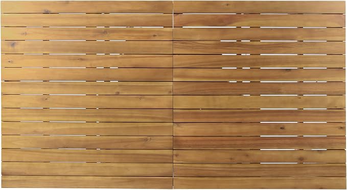 Christopher Knight Home Unta Acacia Wood Outdoor Dining Set for 6, Slatted Design Patio Dining Table Set for 6, Extendable Dining Table for Outdoor Gathering, Dining Chairs with Cushions, Teak