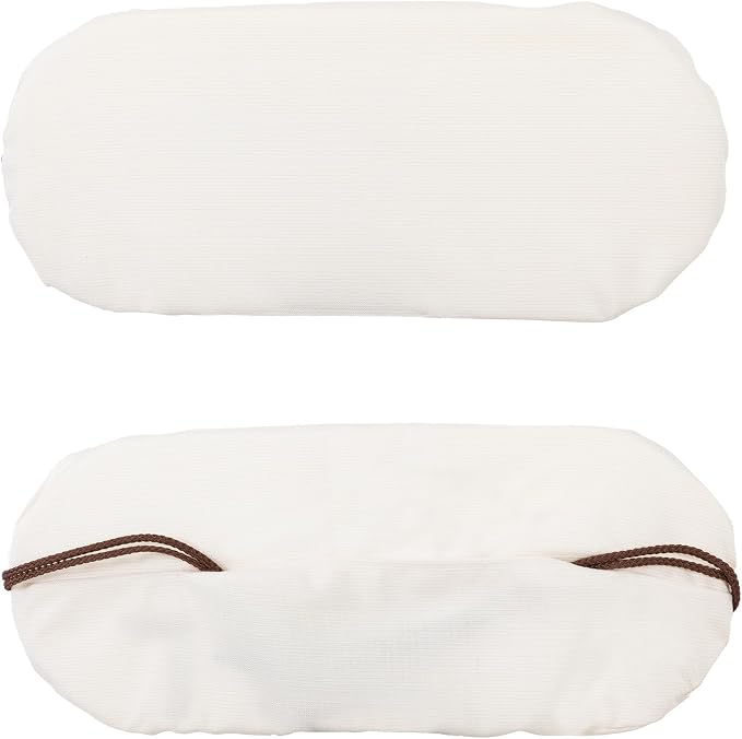 Nags Head Hammocks Egg Patio Furniture Pillow, Removable Cover, Sunbrella Fabric, Eco-Friendly, Handcrafted in The USA - 15 in. x 6 in.
