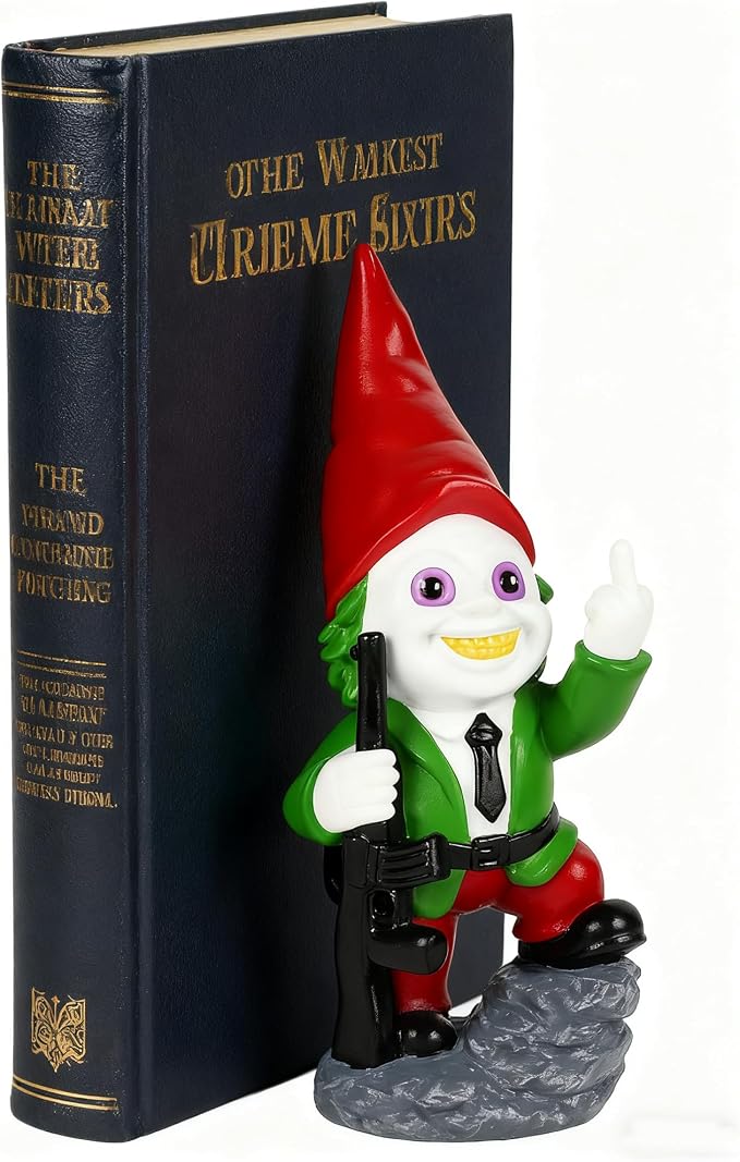 SPINNDO Horror Decor Middle Finger Gifts Garden Decor Gnomes Garden Statues