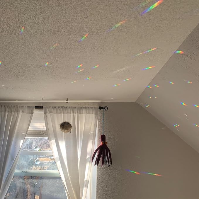 48pcs Clear Faceted Crystal Ball Prism 1.2"/30mm Glass Prism Suncatcher | Rainbow Maker,Hanging Crystals Prisms for Windows Home Garden Decor,Sun Catcher Indoor Window,Large Beads For Suncatcher
