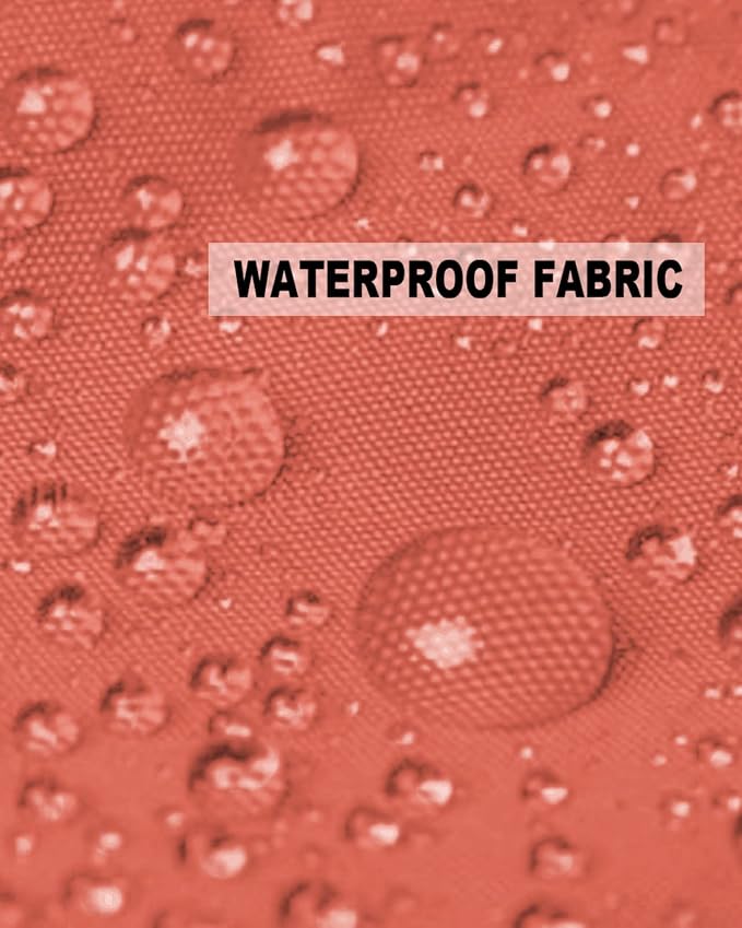 Outdoor Waterproof Throw Pillow Covers Set of 2 Coral Red Pillowcases 26x26 Inches Gradient Gradual Color Patio Decorative Pillows Cushion Case Patio Pillows for Couch Bed Chair Garden