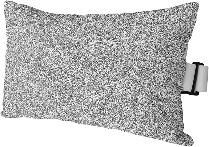 Outdoor Pillows Covers with Inserts Abstract Black Grey White Lines Texture Waterproof Recliner Pillow with Adjustable Strap Throw Pillows for Patio Furniture Pool Lounge Chair, 12x20 inch, 1PCS