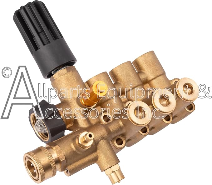 7107346 Simpson OEM Complete Manifold Kit with Hardware for AAA Pressure Washer Pump Models: 10.0GA13, 530010, 530012, 530060, and 53BRD35.