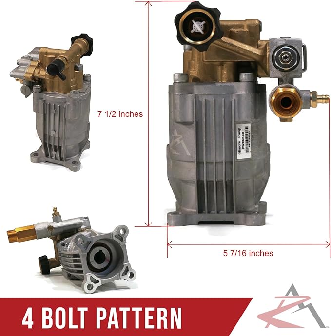 The ROP Shop Pressure Washer Pump & Spray Kit for AR RQV25G26D-EZ, RQV25G30D-EZ, RMV25G30D-EZ
