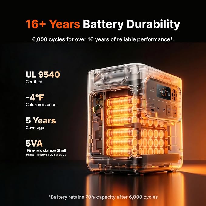 Jackery HomePower 3600 Pro Max Portable Power Station with Extra Battery Pack, 4000W 120V/240V AC Output, 7168Wh LFP Battery, Expandable to 21kWh, Essential Home Backup for Outages & Emergencies