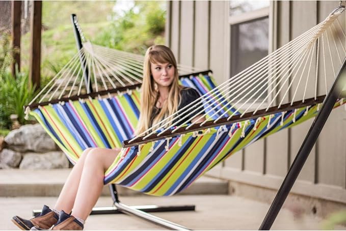 Stansport Outdoor Camping Hammock with Pillow and Stand