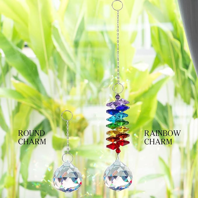 Personalized Photo Memorial Acrylic Window Hanging Suncatcher with Charm - Sympathy Memorial Gift, Loss of Mother, Loss of Father, Custom Photo, Name, Years (Memorial Suncatcher with Charm)